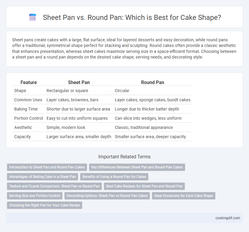 Sheet Pan vs. Round Pan: Which is Best for Cake Shape?