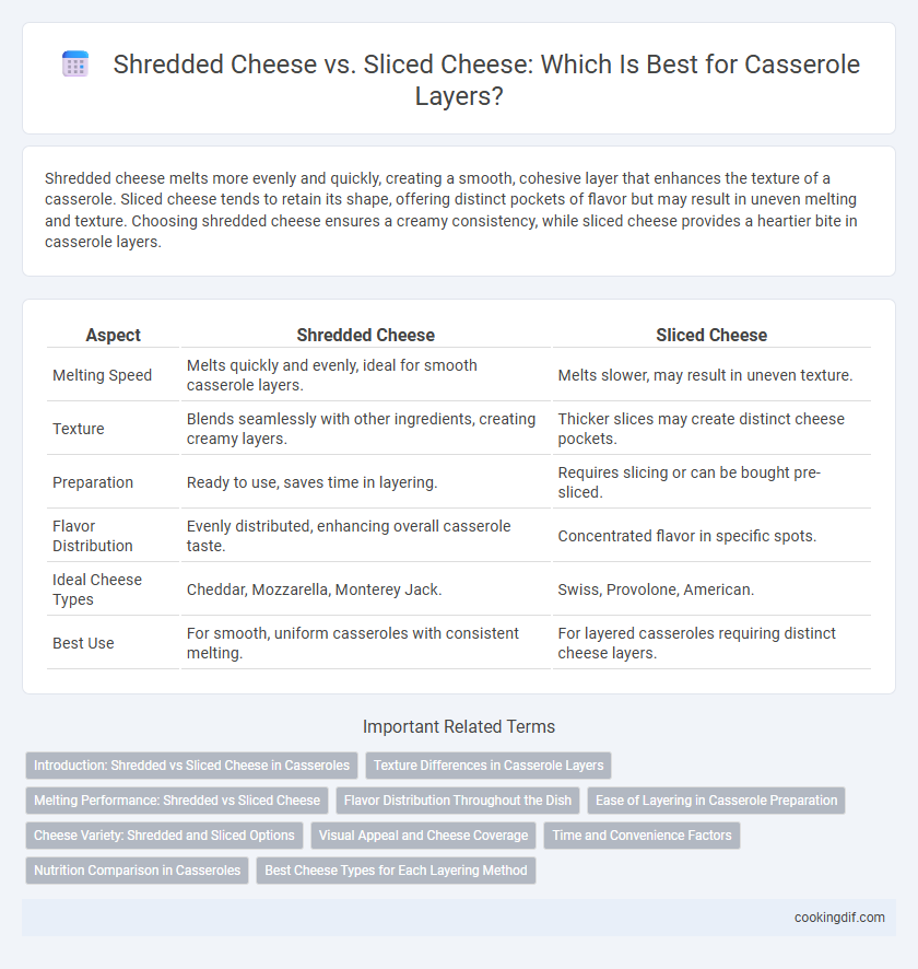 Shredded Cheese vs. Sliced Cheese: Which Is Best for Casserole Layers?