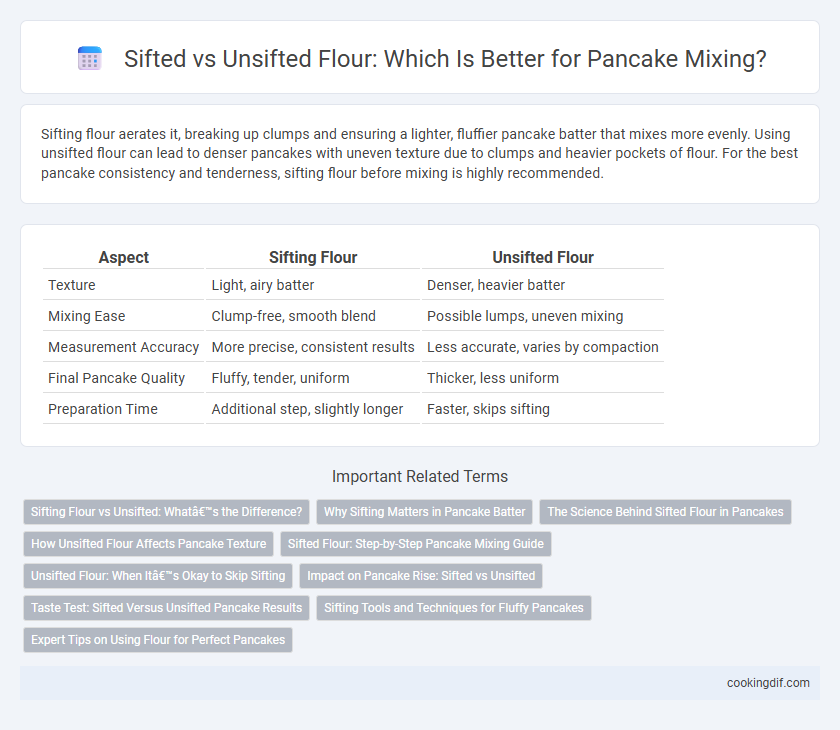 Sifted vs Unsifted Flour: Which Is Better for Pancake Mixing?