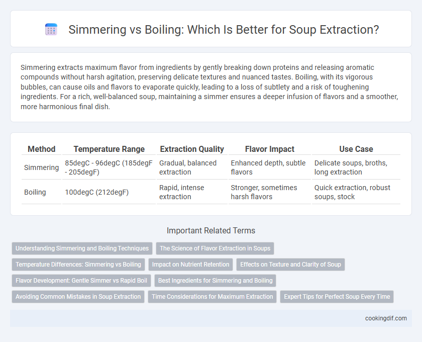 Simmering vs Boiling: Which Is Better for Soup Extraction?