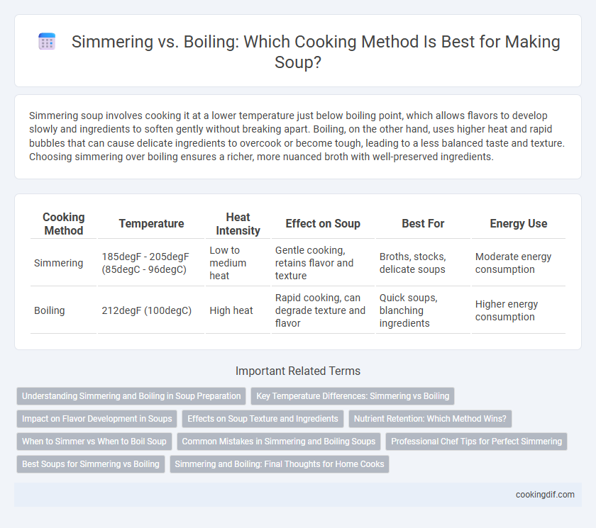 Simmering vs. Boiling: Which Cooking Method Is Best for Making Soup?