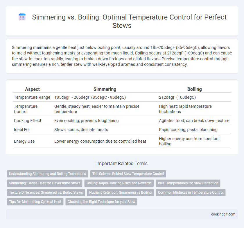 Simmering vs. Boiling: Optimal Temperature Control for Perfect Stews
