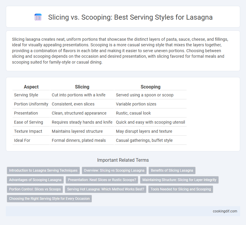 Slicing vs. Scooping: Best Serving Styles for Lasagna