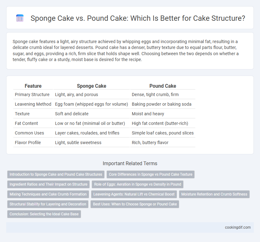 Sponge Cake vs. Pound Cake: Which Is Better for Cake Structure?