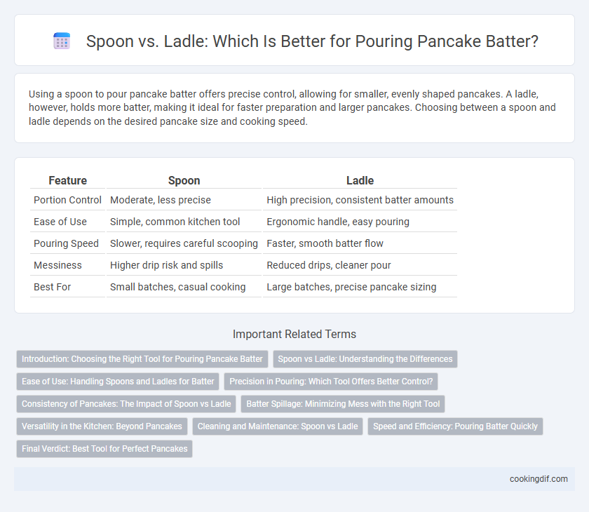 Spoon vs. Ladle: Which Is Better for Pouring Pancake Batter?