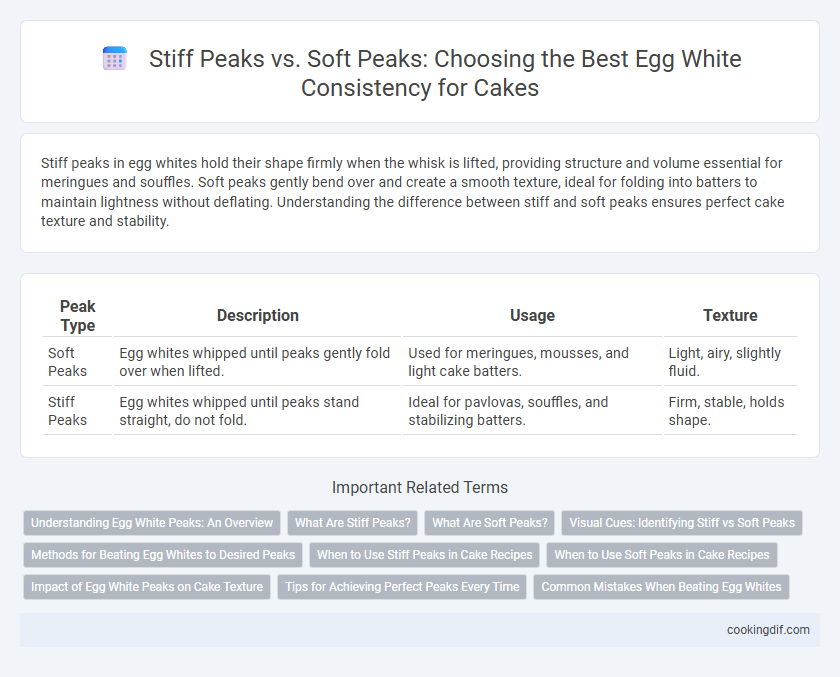 Stiff Peaks vs. Soft Peaks: Choosing the Best Egg White Consistency for Cakes