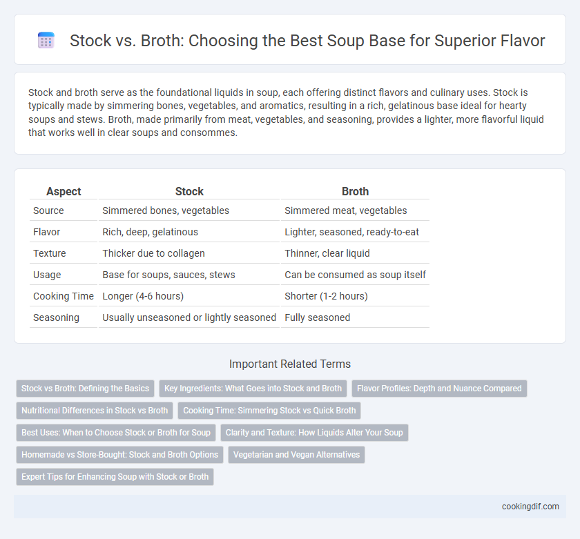 Stock vs. Broth: Choosing the Best Soup Base for Superior Flavor