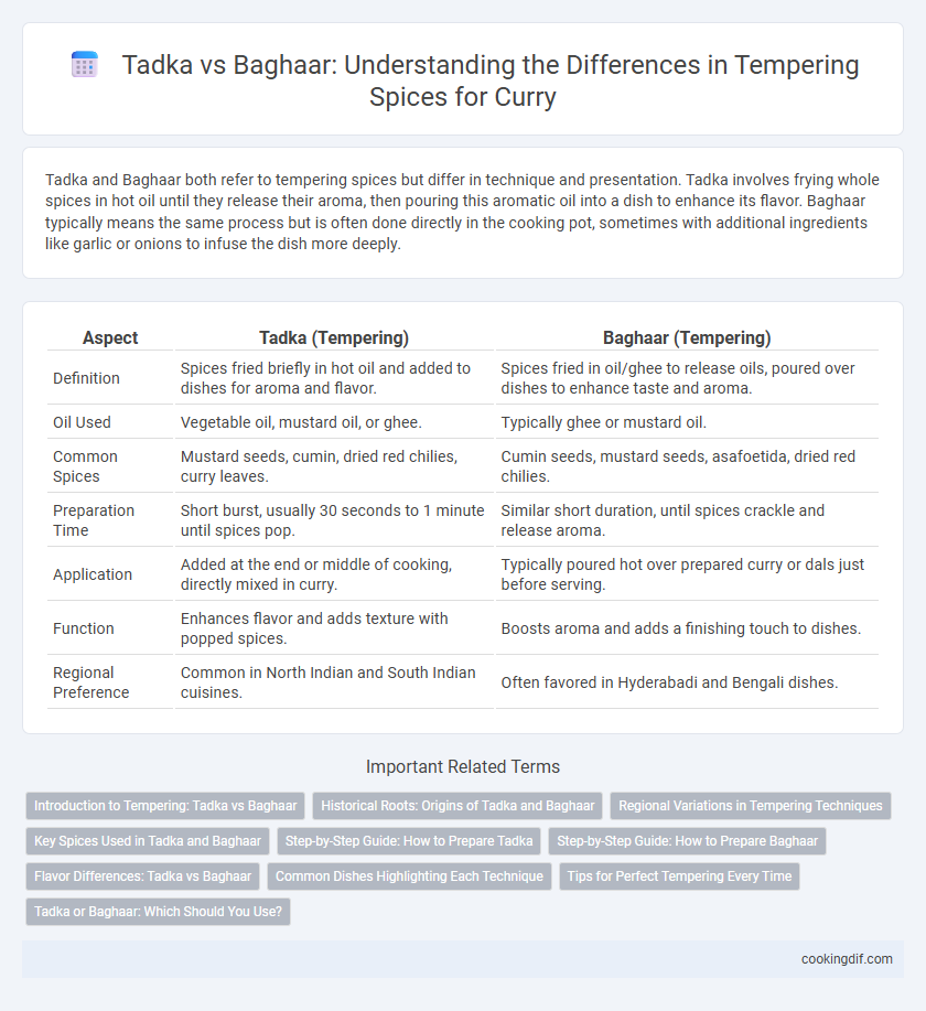 Tadka vs Baghaar: Understanding the Differences in Tempering Spices for Curry