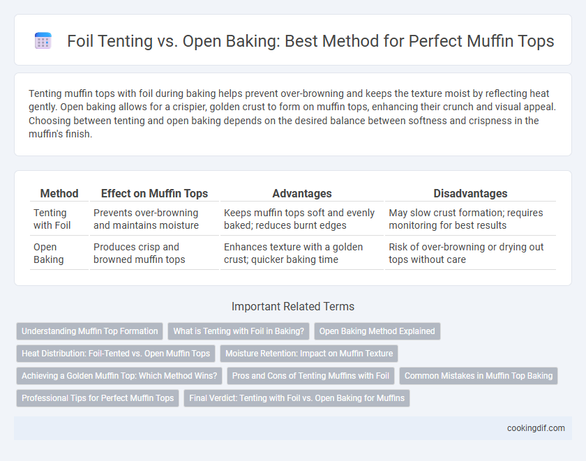 Foil Tenting vs. Open Baking: Best Method for Perfect Muffin Tops