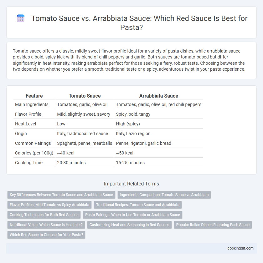 Tomato Sauce vs. Arrabbiata Sauce: Which Red Sauce Is Best for Pasta?