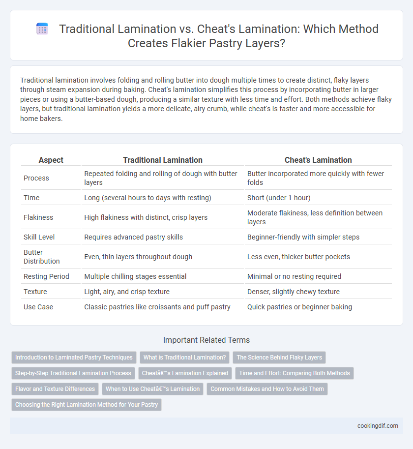 Traditional Lamination vs. Cheat's Lamination: Which Method Creates Flakier Pastry Layers?