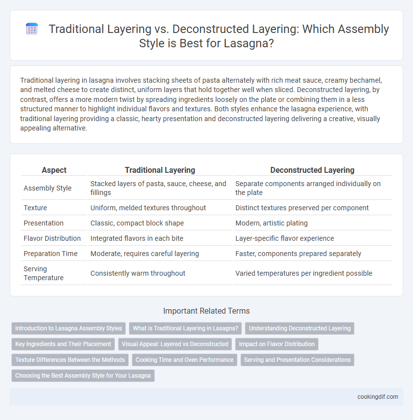 Traditional Layering vs. Deconstructed Layering: Which Assembly Style is Best for Lasagna?