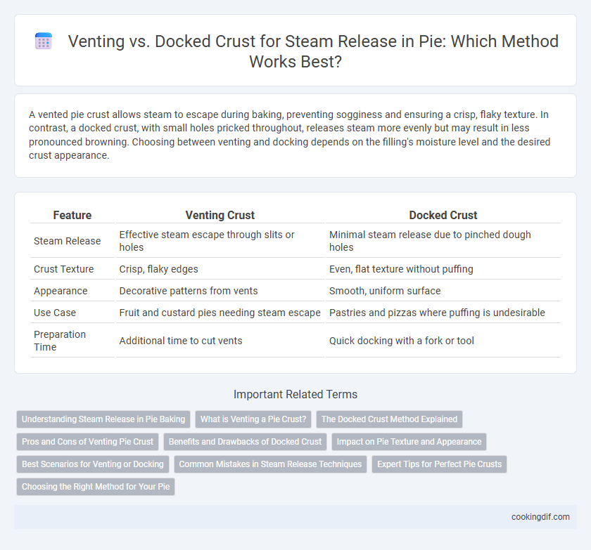 Venting vs. Docked Crust for Steam Release in Pie: Which Method Works Best?