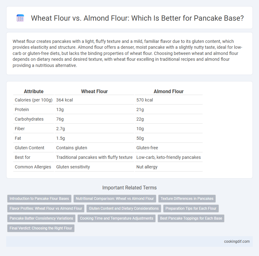 Wheat Flour vs. Almond Flour: Which Is Better for Pancake Base?