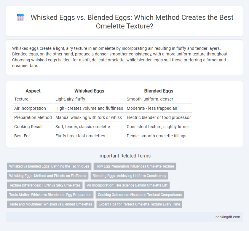 Whisked Eggs vs. Blended Eggs: Which Method Creates the Best Omelette Texture?