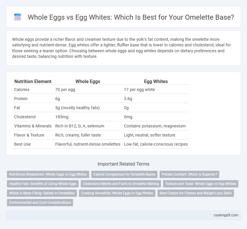 Whole Eggs vs Egg Whites: Which Is Best for Your Omelette Base?