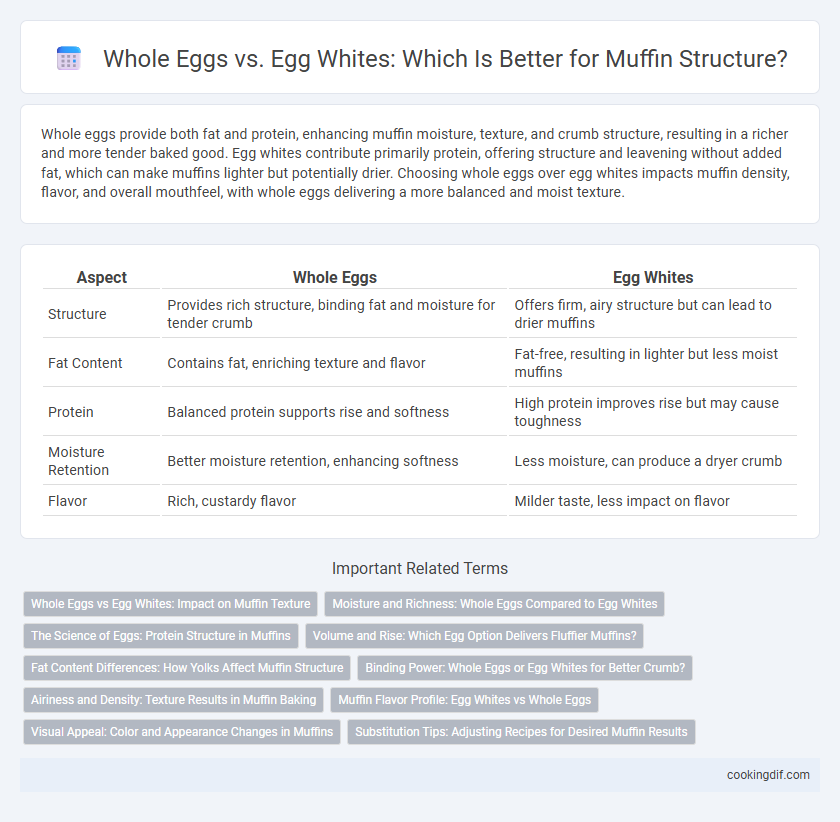 Whole Eggs vs. Egg Whites: Which Is Better for Muffin Structure?