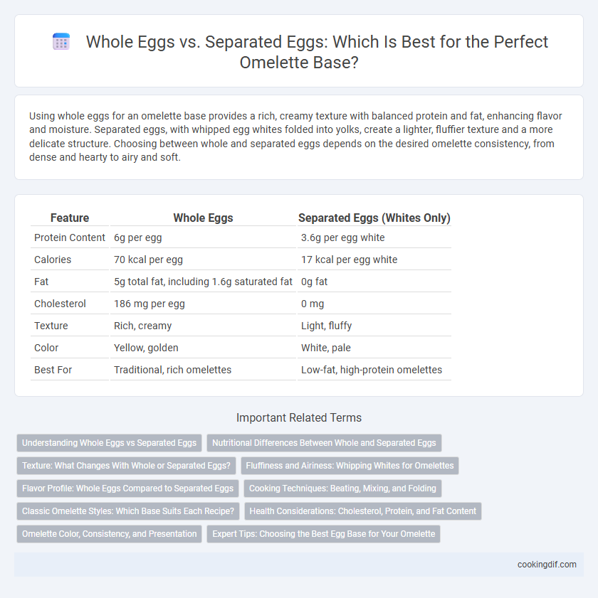 Whole Eggs vs. Separated Eggs: Which Is Best for the Perfect Omelette Base?