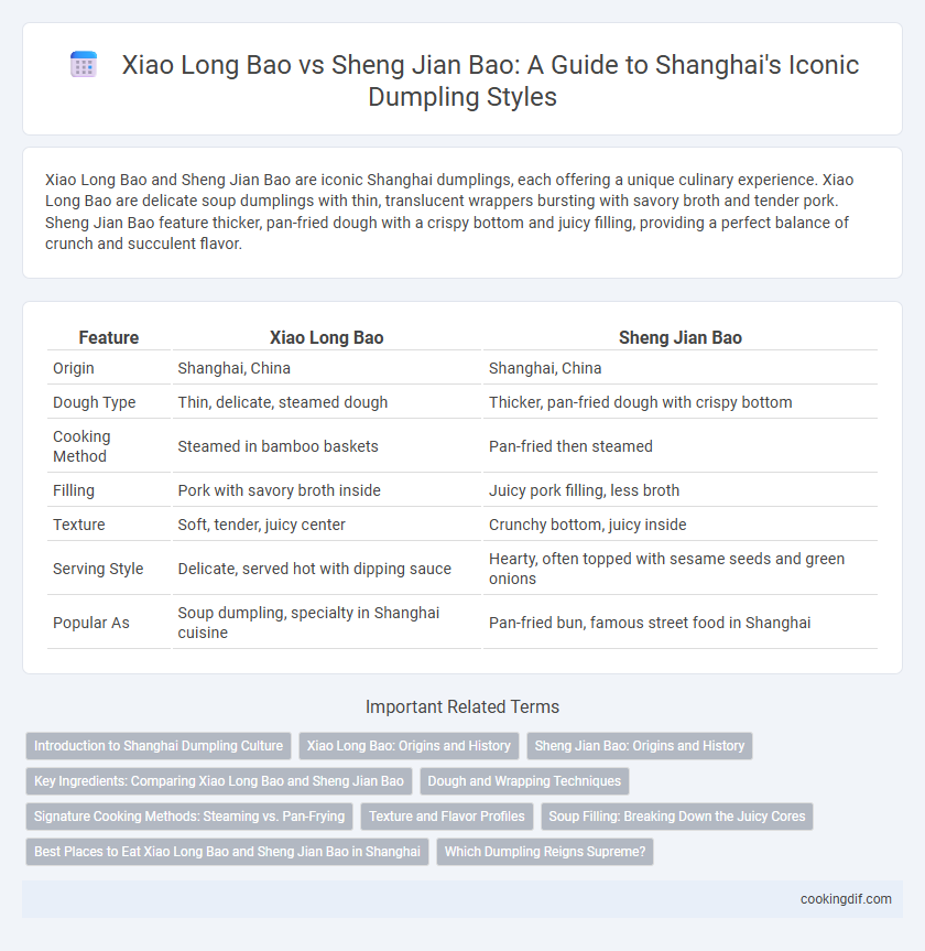 Xiao Long Bao vs Sheng Jian Bao: A Guide to Shanghai's Iconic Dumpling Styles