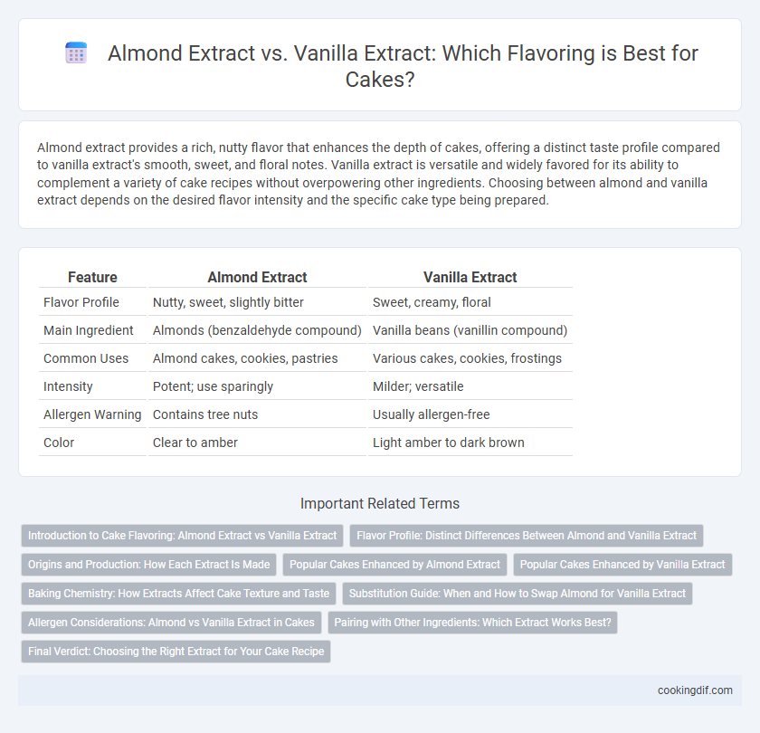 Almond Extract vs. Vanilla Extract: Which Flavoring is Best for Cakes?