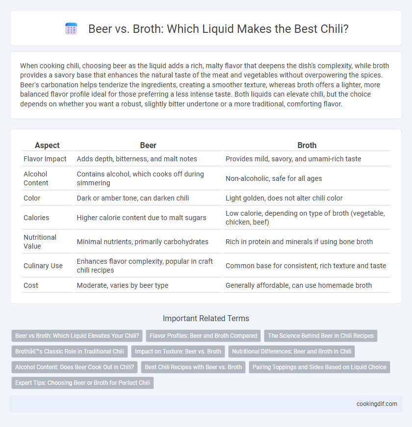 Beer vs. Broth: Which Liquid Makes the Best Chili?