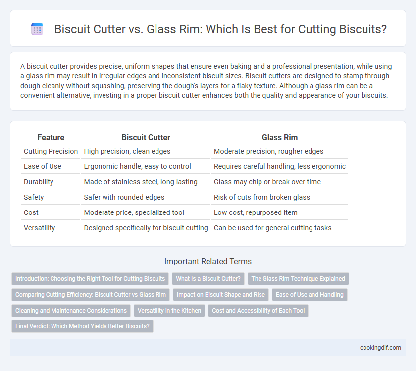 Biscuit Cutter vs. Glass Rim: Which Is Best for Cutting Biscuits?