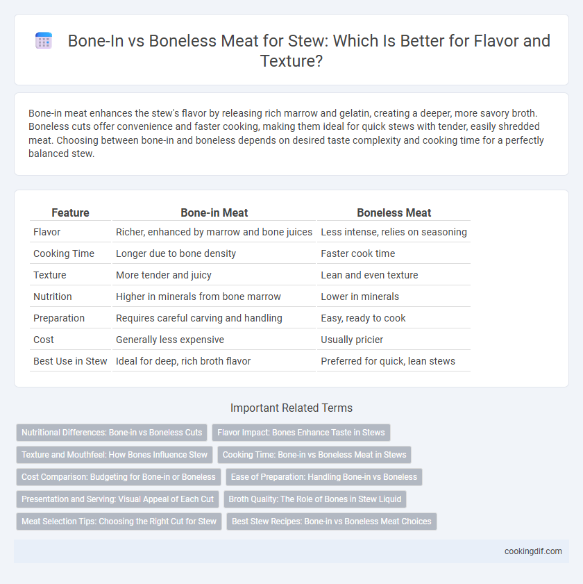 Bone-In vs Boneless Meat for Stew: Which Is Better for Flavor and Texture?