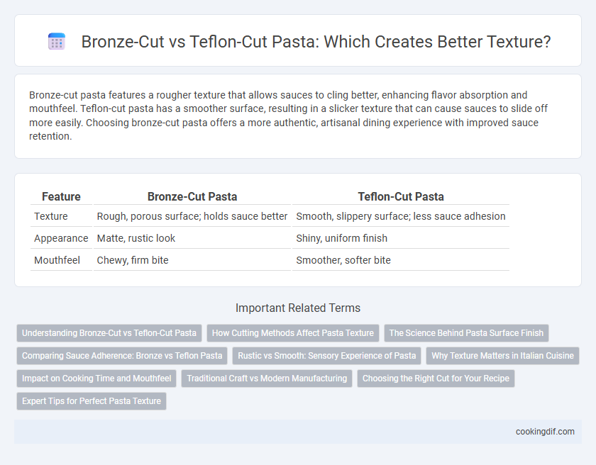 Bronze-Cut vs Teflon-Cut Pasta: Which Creates Better Texture?
