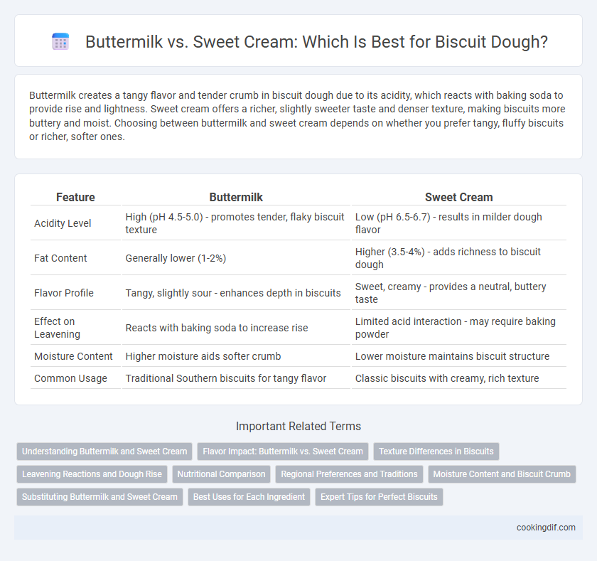Buttermilk vs. Sweet Cream: Which Is Best for Biscuit Dough?