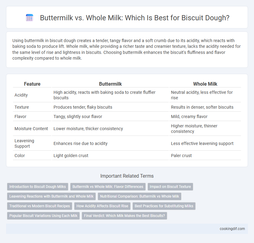 Buttermilk vs. Whole Milk: Which Is Best for Biscuit Dough?