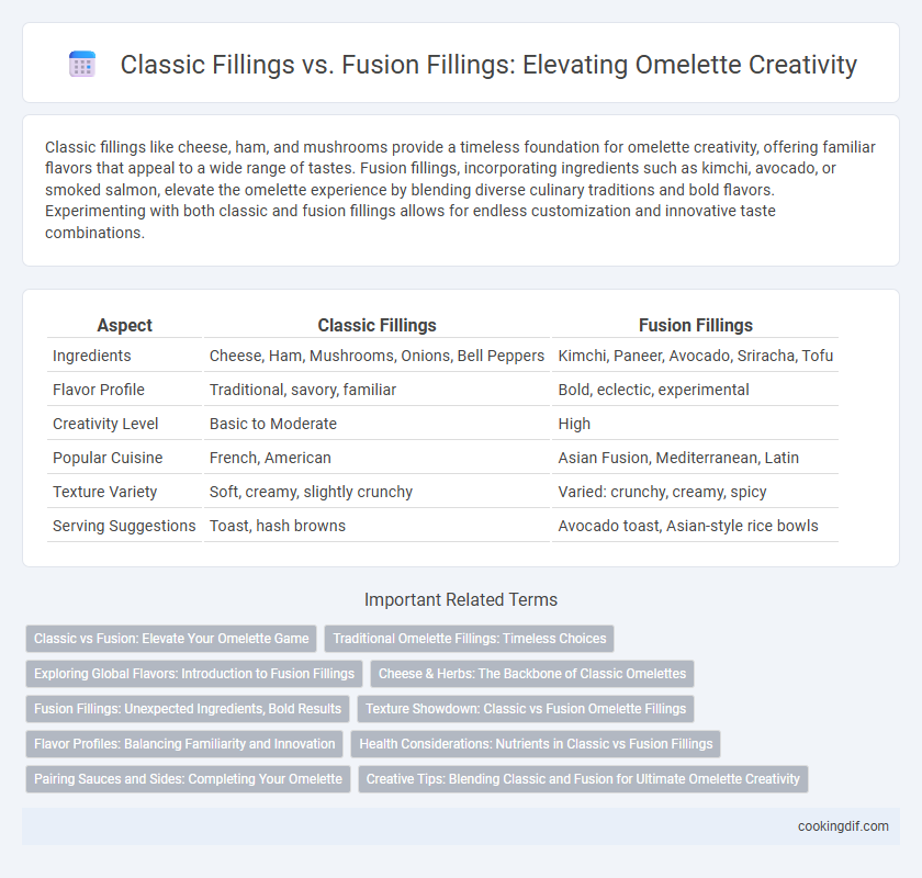 Classic Fillings vs. Fusion Fillings: Elevating Omelette Creativity