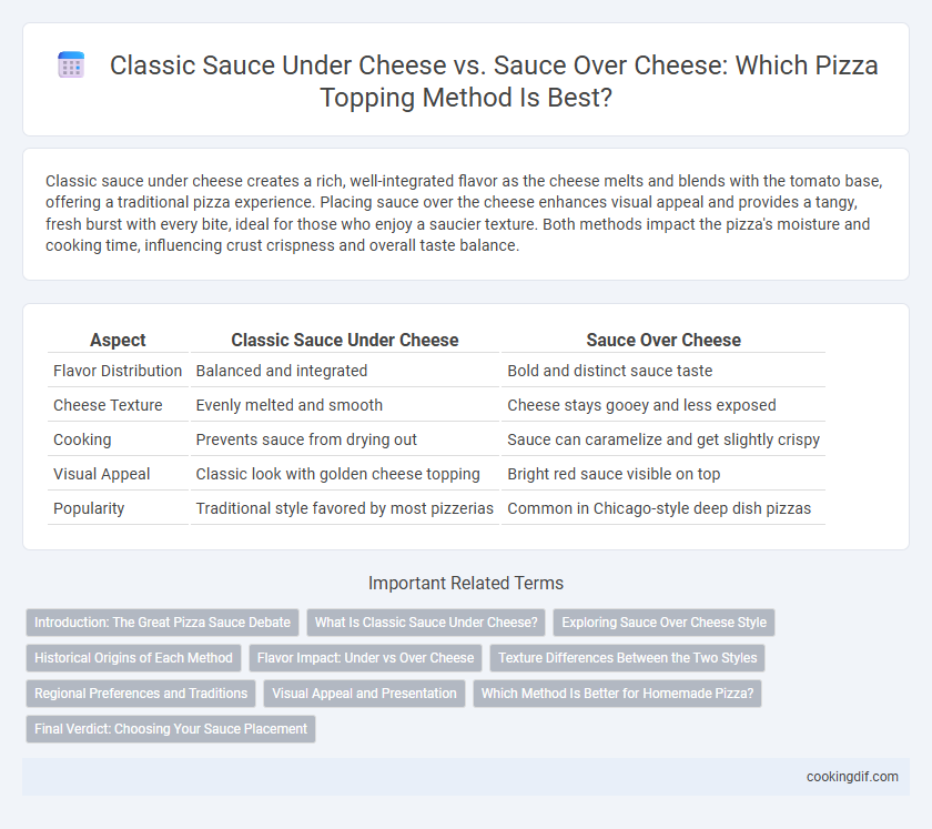 Classic Sauce Under Cheese vs. Sauce Over Cheese: Which Pizza Topping Method Is Best?