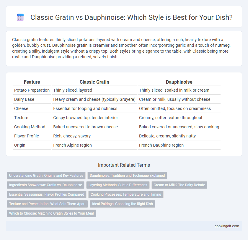 Classic Gratin vs Dauphinoise: Which Style is Best for Your Dish?