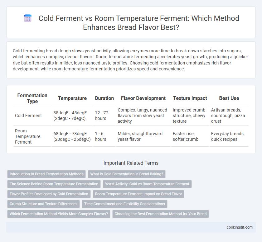Cold Ferment vs Room Temperature Ferment: Which Method Enhances Bread Flavor Best?