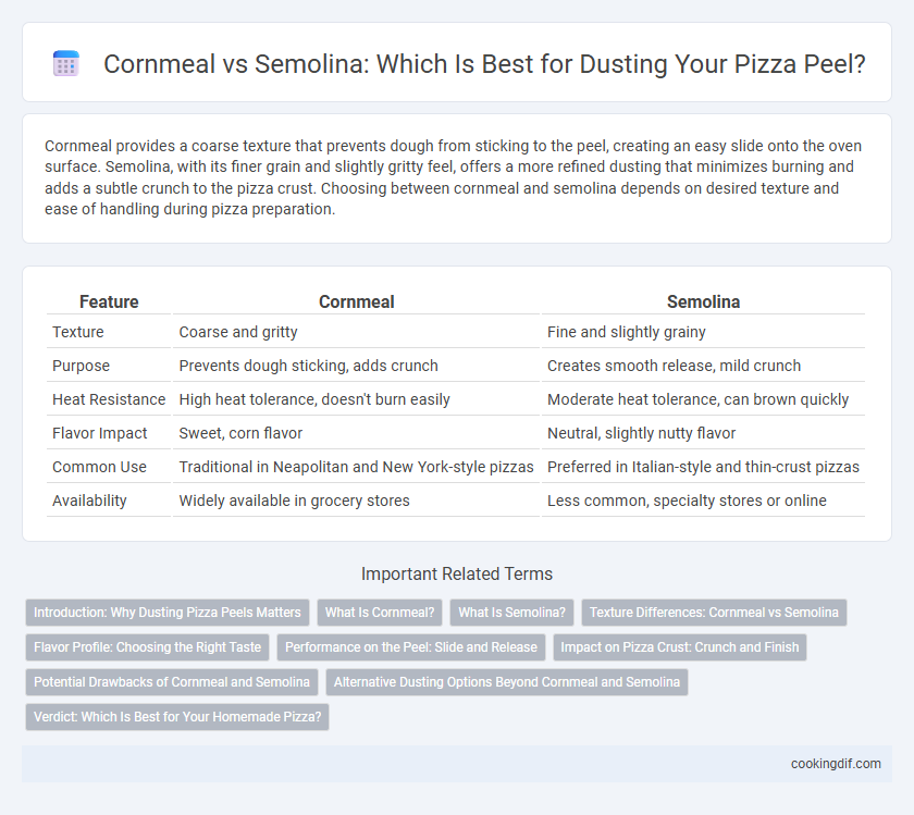 Cornmeal vs Semolina: Which Is Best for Dusting Your Pizza Peel?