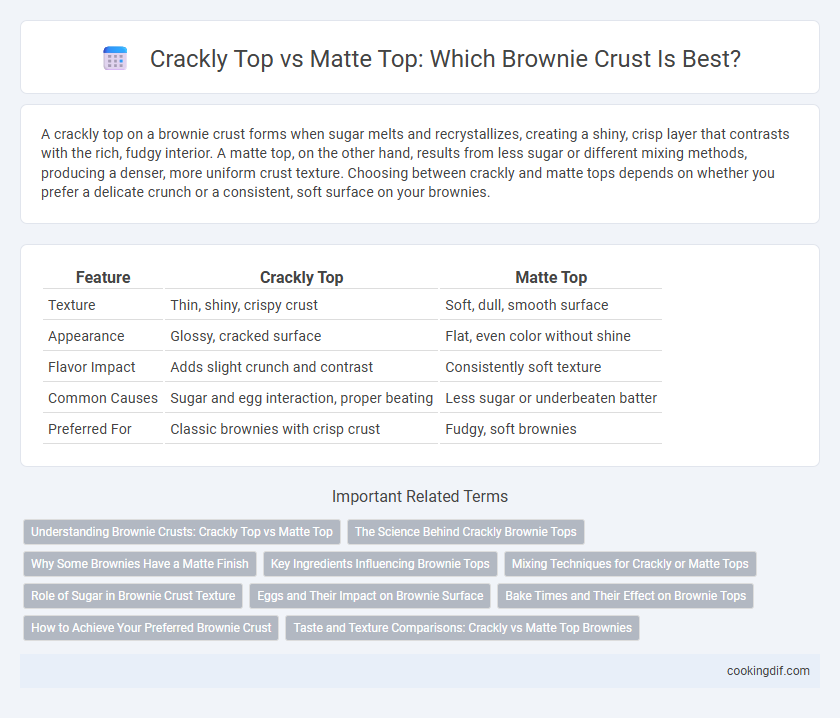 Crackly Top vs Matte Top: Which Brownie Crust Is Best?