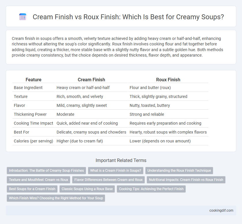 Cream Finish vs Roux Finish: Which Is Best for Creamy Soups?