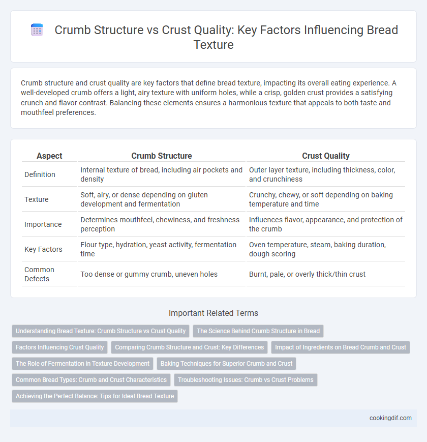 Crumb Structure vs Crust Quality: Key Factors Influencing Bread Texture