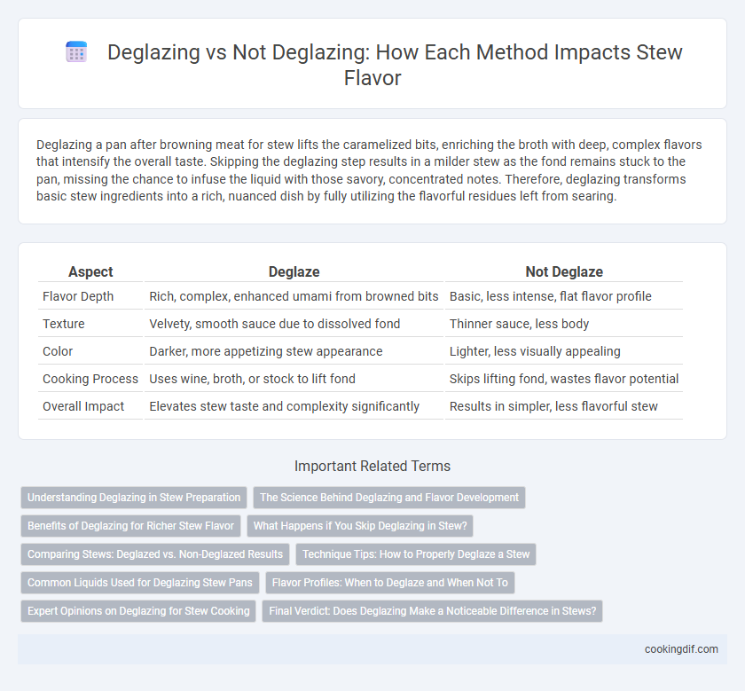 Deglazing vs Not Deglazing: How Each Method Impacts Stew Flavor