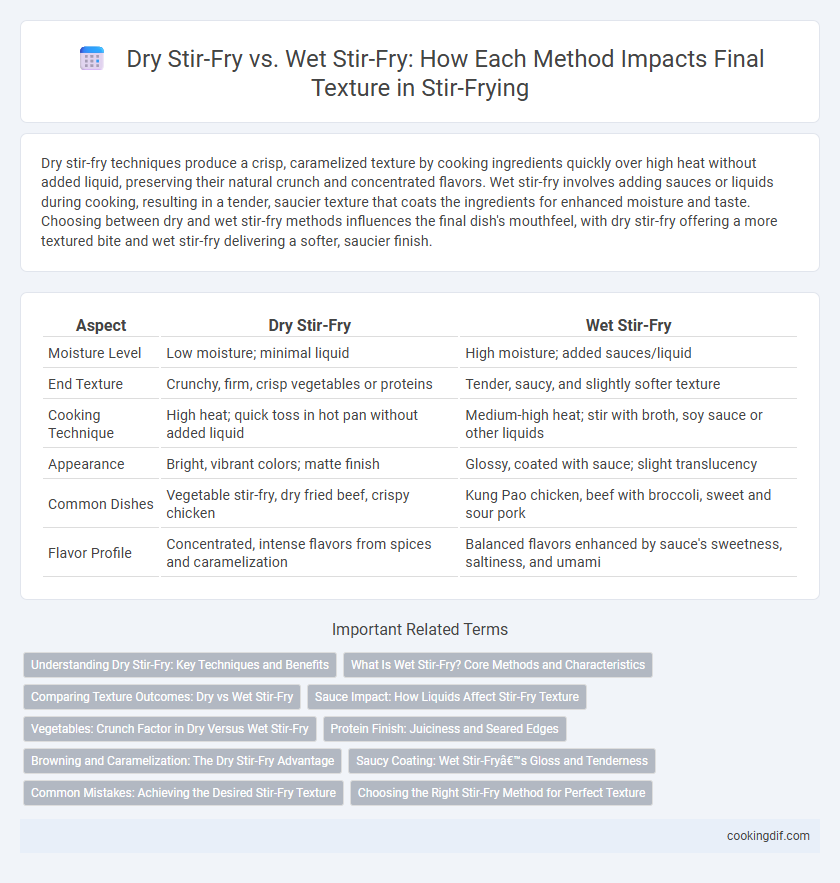 Dry Stir-Fry vs. Wet Stir-Fry: How Each Method Impacts Final Texture in Stir-Frying