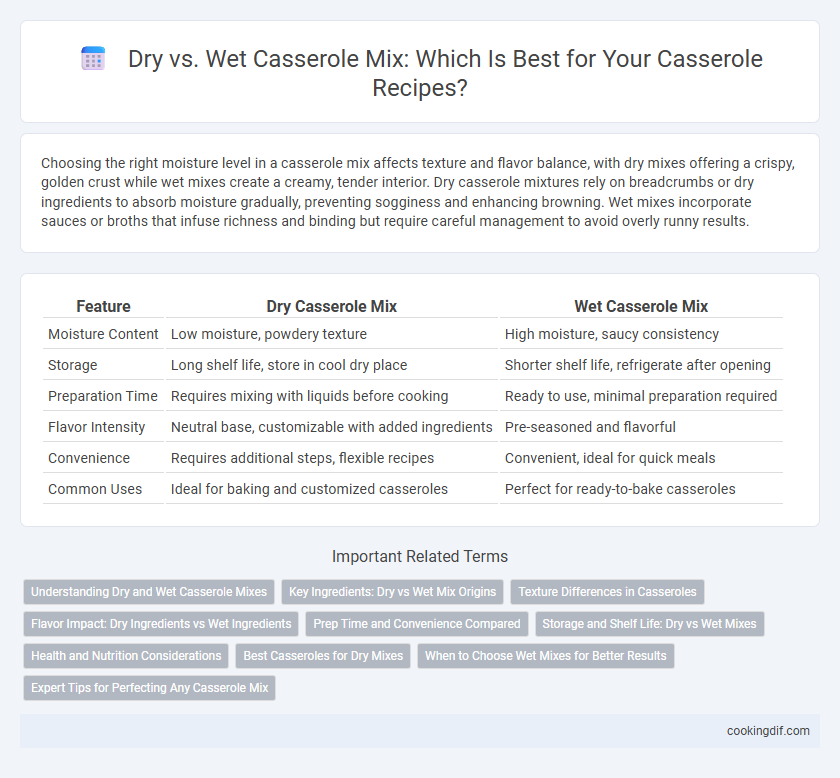 Dry vs. Wet Casserole Mix: Which Is Best for Your Casserole Recipes?