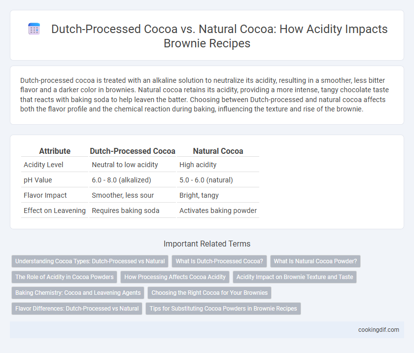 Dutch-Processed Cocoa vs. Natural Cocoa: How Acidity Impacts Brownie Recipes