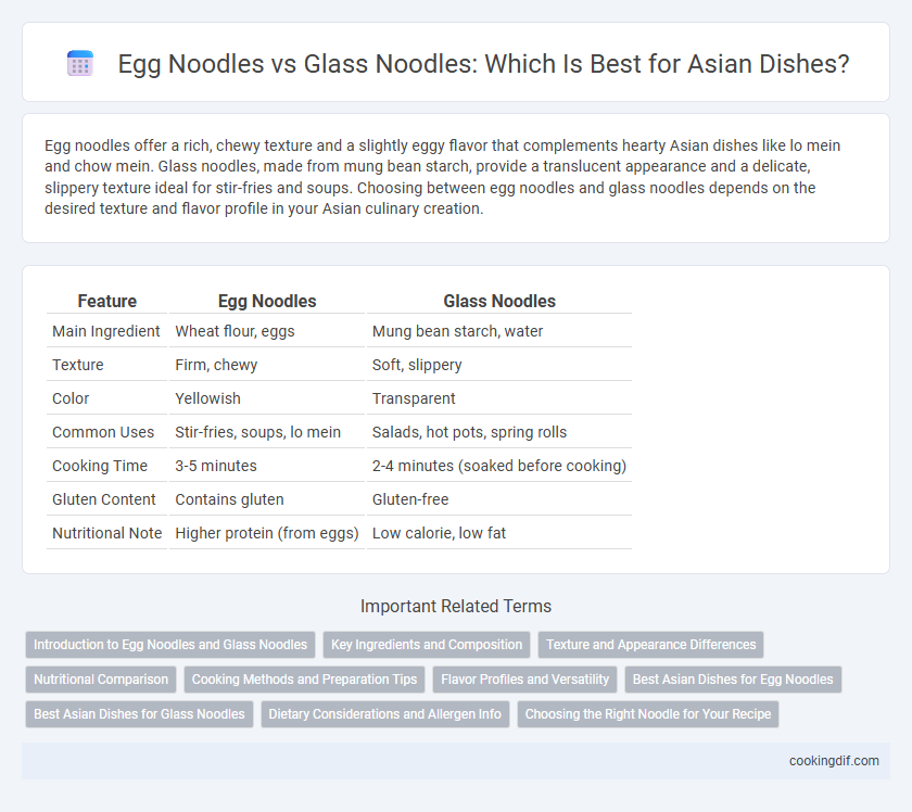 Egg Noodles vs Glass Noodles: Which Is Best for Asian Dishes?
