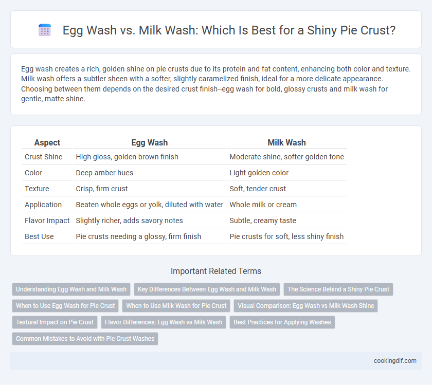 Egg Wash vs. Milk Wash: Which Is Best for a Shiny Pie Crust?