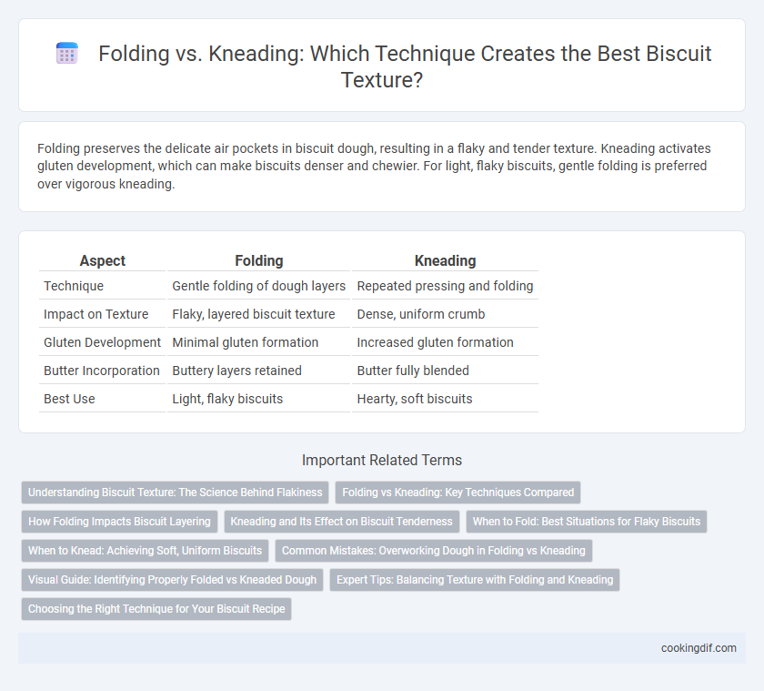 Folding vs. Kneading: Which Technique Creates the Best Biscuit Texture?
