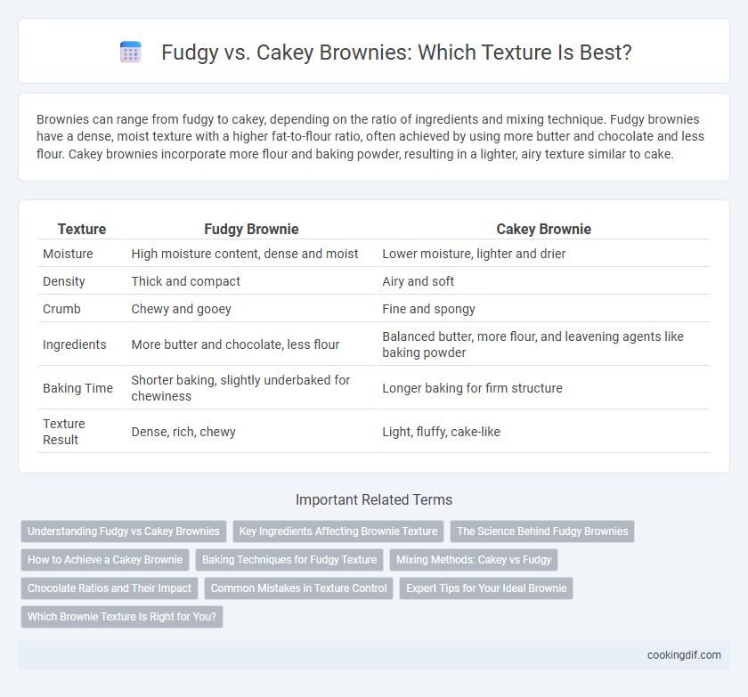 Fudgy vs. Cakey Brownies: Which Texture Is Best?