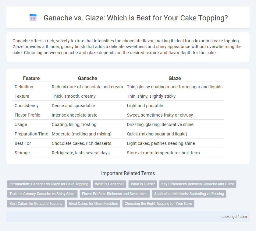 Ganache vs. Glaze: Which is Best for Your Cake Topping?