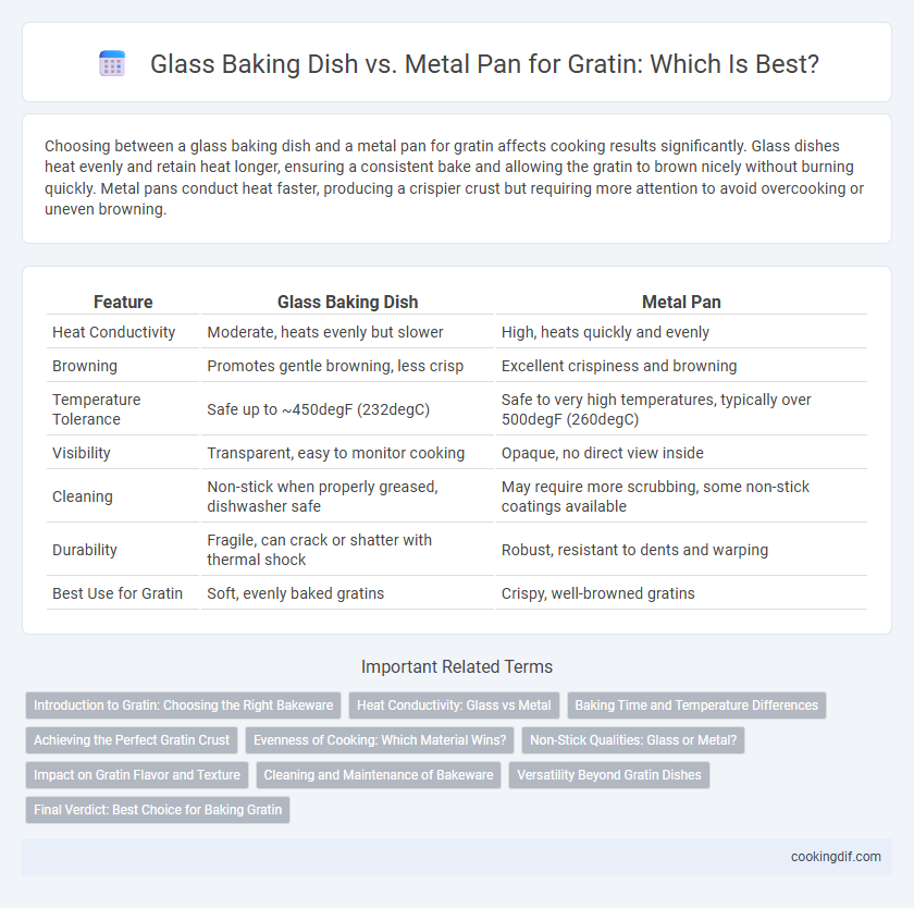 Glass Baking Dish vs. Metal Pan for Gratin: Which Is Best?