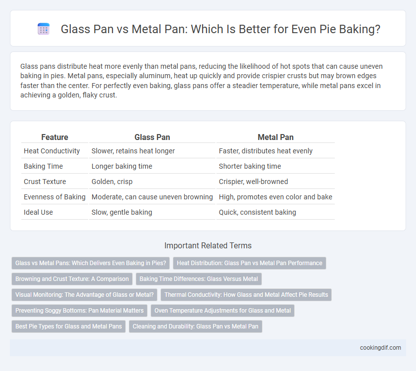 Glass Pan vs Metal Pan: Which Is Better for Even Pie Baking?