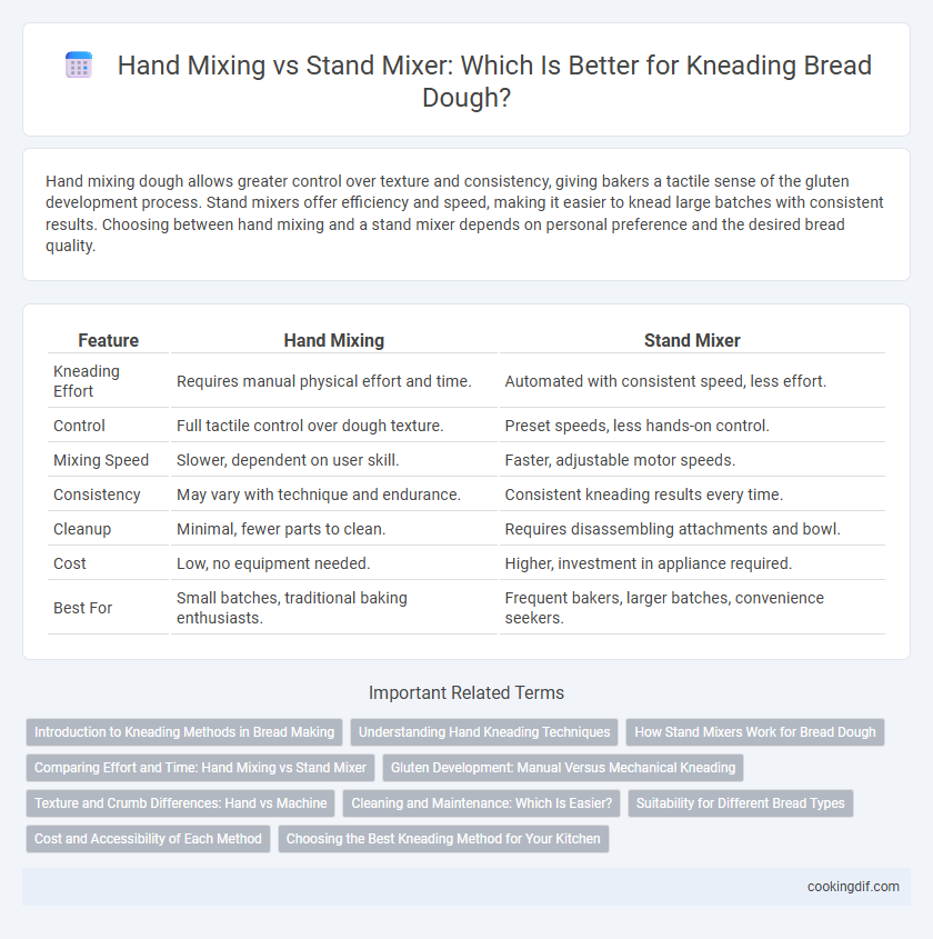 Hand Mixing vs Stand Mixer: Which Is Better for Kneading Bread Dough?